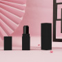 Wholesale square Shape Packaging Cosmetic pink Matte Lip Gloss Tube Empty Lipstick Tube Container