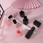 Wholesale square Shape Packaging Cosmetic pink Matte Lip Gloss Tube Empty Lipstick Tube Container