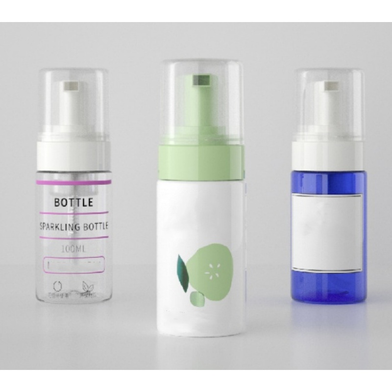 Sunshine Hot Sell Luxury Body Lotion Bottle 100 ml Body Lotion Bottle Foam PET Plastic Cosmetic Emulsion Bottle