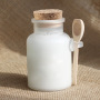 100g/200g Empty Matte Bath Salt Packaging Bottle Plastic Jar with Spoon