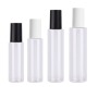 Empty Cylinder Custom Plastic Bottle 100ml 200ml Portable Private Label Clear Spray Lotion Pump Bottle for Beauty Brands