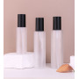 Empty Cylinder Custom Plastic Bottle 100ml 200ml Portable Private Label Clear Spray Lotion Pump Bottle for Beauty Brands