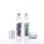 Beautiful Pursuit Expectation Essential Oil Bottle 10ml Roll on Bottle clear Essential Oil Perfume Gemstone Roller Ball Bottle
