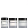 Wholesale Unique 3G Small Glass Empty Cosmetic Sample Jars clear Eye Cream Jar Glass