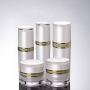 Luxury New Design Plastic Acrylic Jar and Lotion Bottle Cosmetic Containers with Pump Sprayer for Skin Care Serum