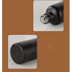Matte Black 30ml Empty Essential Oil Dropper Bottle Cosmetic Hair Oil Bottles with Black Dropper