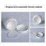 New Arrival Factory Price 15g 30g 50g White Round Plastic PP Cosmetic Double Wall Screw Cap Jar with Silver Ring