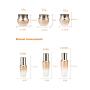 New Product 15G 25G 35G 55G Gradient Orange Glass Cream Jar