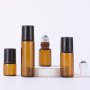 1ml 2ml 3ml 5ml Amber Essential Oil Glass Bottles Perfume Roll on Bottles