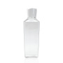 Luxury Clear 250ML PETG Plastic Toner Bottles Rose-shaped Cap Skincare Bottle Cosmetic Packaging