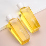 Luxury Clear 250ML PETG Plastic Toner Bottles Rose-shaped Cap Skincare Bottle Cosmetic Packaging