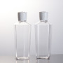 Luxury Clear 250ML PETG Plastic Toner Bottles Rose-shaped Cap Skincare Bottle Cosmetic Packaging
