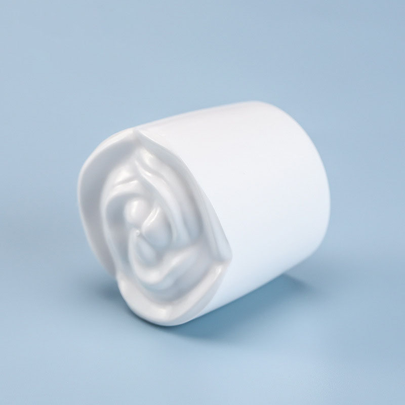 Luxury Clear 250ML PETG Plastic Toner Bottles Rose-shaped Cap Skincare Bottle Cosmetic Packaging