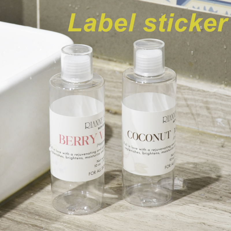 150ml 200ml Plastic Pet Toner Bottle for Shampoo Skincare Lotion Empty Containers Screw Cap Seal Screen Printable Eco-Friendly
