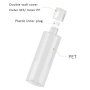 150ml 200ml Plastic Pet Toner Bottle for Shampoo Skincare Lotion Empty Containers Screw Cap Seal Screen Printable Eco-Friendly