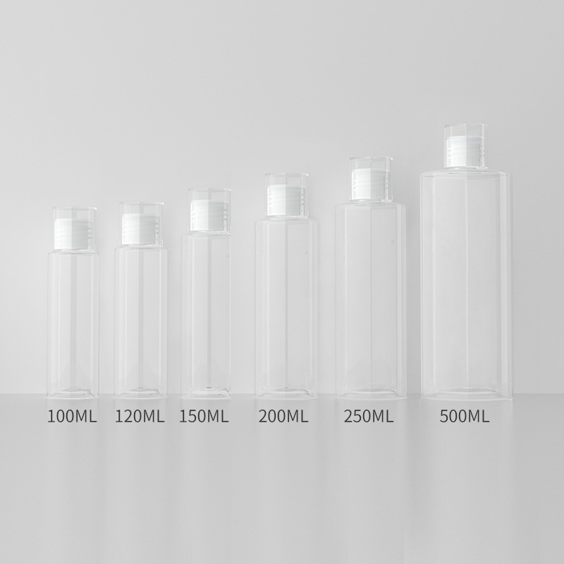 150ml 200ml Plastic Pet Toner Bottle for Shampoo Skincare Lotion Empty Containers Screw Cap Seal Screen Printable Eco-Friendly