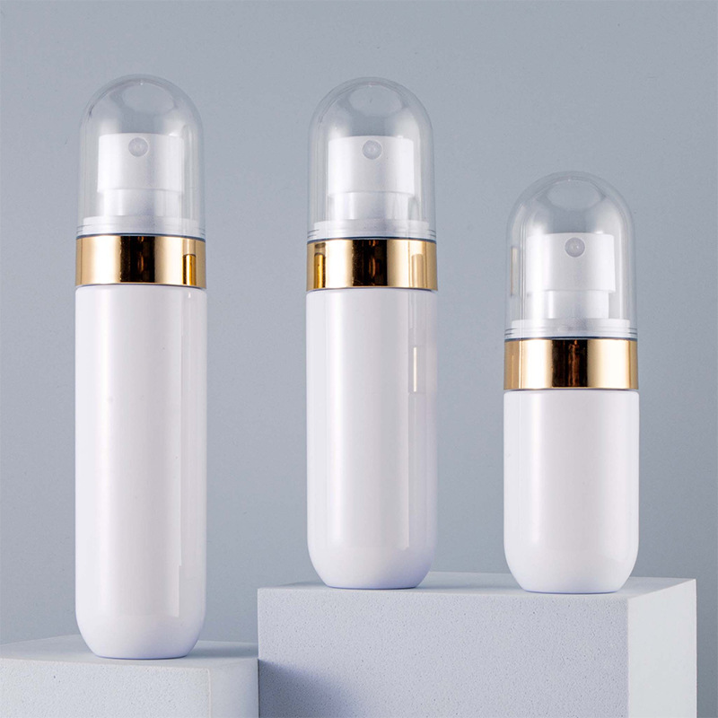 40ml 60ml Press Dispenser Plastic Spray Bottle 80ml Capsule Round 40ml Small Spray Mist Spray Bottle