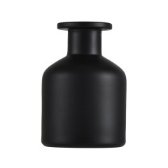 Wholesale High Quality Black Empty  Reed Glass Diffuser Refill Bottle With Sticks Home Air Fresh Fragrance  Bottles