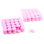 Best Seller Eye Cream Jar Cheap Plastic Cosmetic Jars 3g 5g 10g 15g 20g pink clear Round Plastic Cosmetic Small Mini Jar