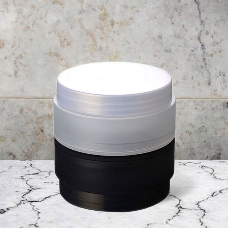 High Quality 100ml Mini Plastic Jar Clear Recycled Material with Screw Top Lid for Cosmetics