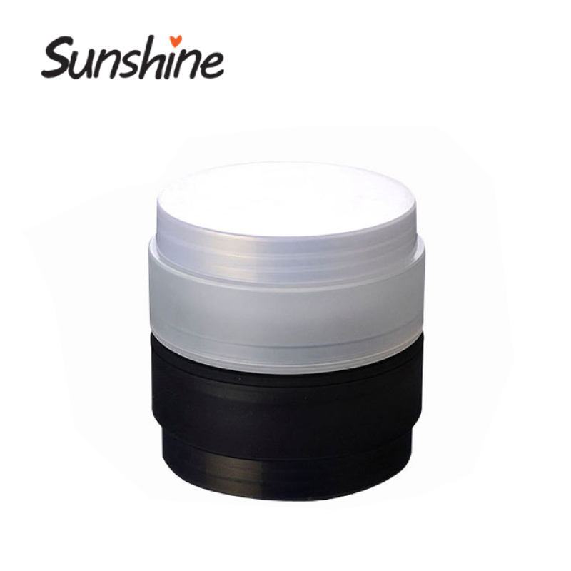 High Quality 100ml Mini Plastic Jar Clear Recycled Material with Screw Top Lid for Cosmetics