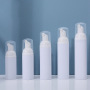Manufacturers' 40ml-100ml Refillable White Plastic Pet Foam Pump Bottle for Hand Wash Skin Care Cosmetics