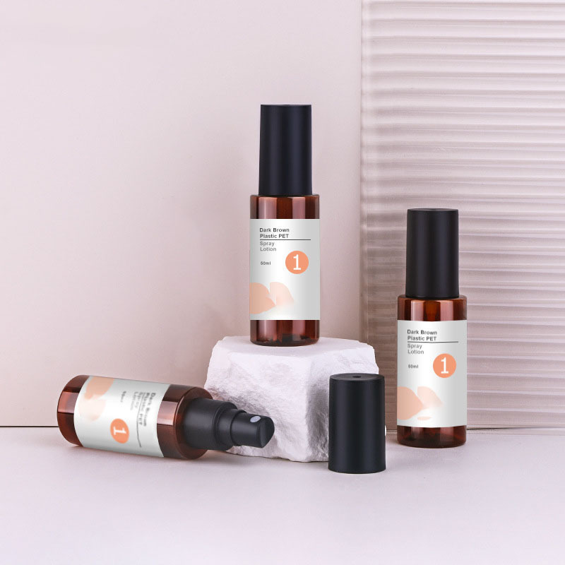 Exclusive 50ml Fine Mist Spray Bottle Refillable PET Container with Custom Design for Beauty Brands