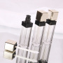 New Arrival 8ml Clear Lip Balm Container Bottle for Lipstick Wholesale for Cosmetics Hot Stamping Surface