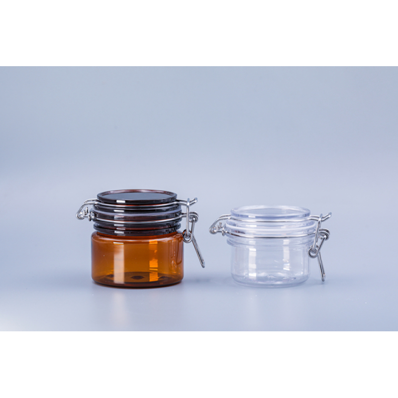 Fast Delivery Plastic 220ml PET Cream Jar with Lid min Order Whole Cream Jar