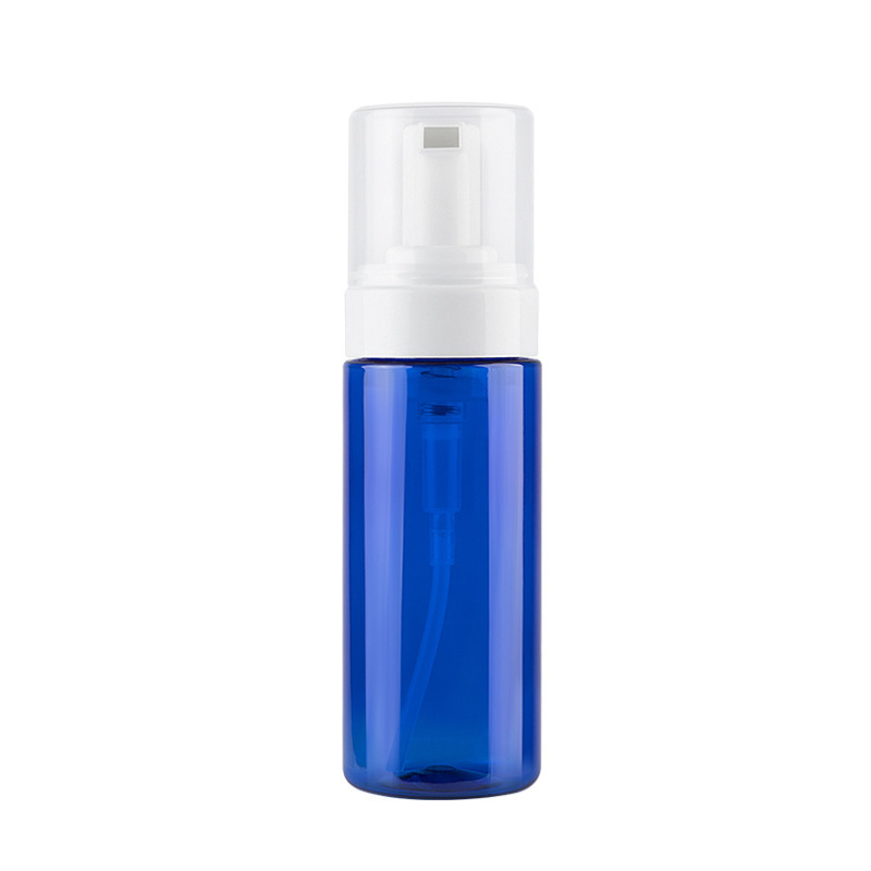 Clear 150ml PET Round Foam Bottle 100ml Mousse Bottle clear Foam Pump Bottle