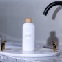 Skincare Set PET 200ml 250ml 350ml 500ml Shampoo Bottle Lotion Bottle Luxury Round Shoulder Plastic Bamboo Pump Bottle