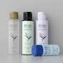 Custom Printing PE Bottle Cosmetics Personal Care clear Lotion Bottle with Flip Cap 100 ml Plastic Bottles