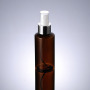 100ml Amber Recycled PET Plastic Jar Cosmetic Bottle with Spray for Storage or Display