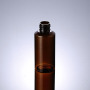 100ml Amber Recycled PET Plastic Jar Cosmetic Bottle with Spray for Storage or Display