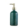 Wholesale 500ml  Yellow Black White Green Round Glass Hand Wash Soap Liquid Bottle With Spray  Pump