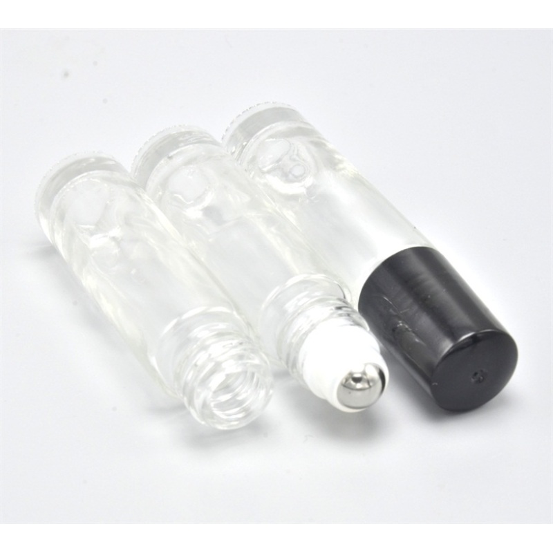 Trade Assurance 10ml Amber Glass Roll-on Bottle with Pump Sprayer for Essential Oils and Skin Care Creams