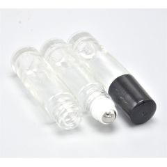 Trade Assurance 10ml Amber Glass Roll-on Bottle with Pump Sprayer for Essential Oils and Skin Care Creams
