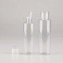 150ml Transparent Plastic Pet Lotion Bottle with Double Wall Cap