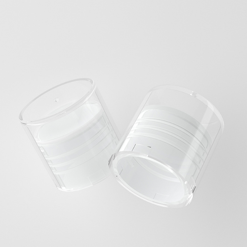 150ml Transparent Plastic Pet Lotion Bottle with Double Wall Cap