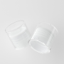 150ml Transparent Plastic Pet Lotion Bottle with Double Wall Cap