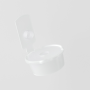 150ml Transparent Plastic Pet Lotion Bottle with Double Wall Cap