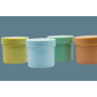 150ml Empty Colorful Cosmetic Wide Mouth Plastic Body Scrub Jars With Screw Cap