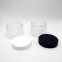 Fast Shipping 6oz 200ml Frosted Cosmetic Plastic Cream Jar With Frosted Lid for Body Cream Eye Cream