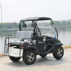 Nuevo carro de golf eléctrico UTV para 4 pasajeros con asiento trasero trasero