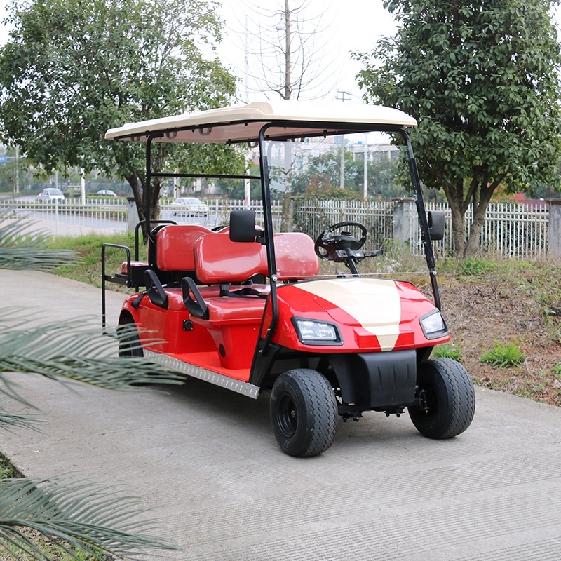 Hot Sale Farm Battery Operated Golf Carts Electric Street Legal With Folded Back Seat