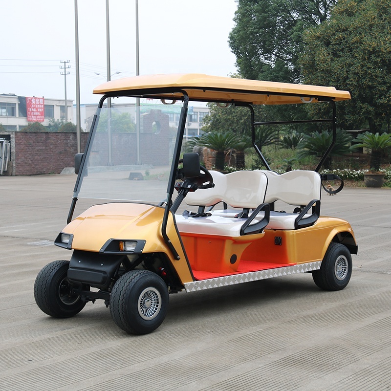 Cheap Price Sightseeing 48V 3.8KW Mini Electric Golf Cart Utility With Strong Motor
