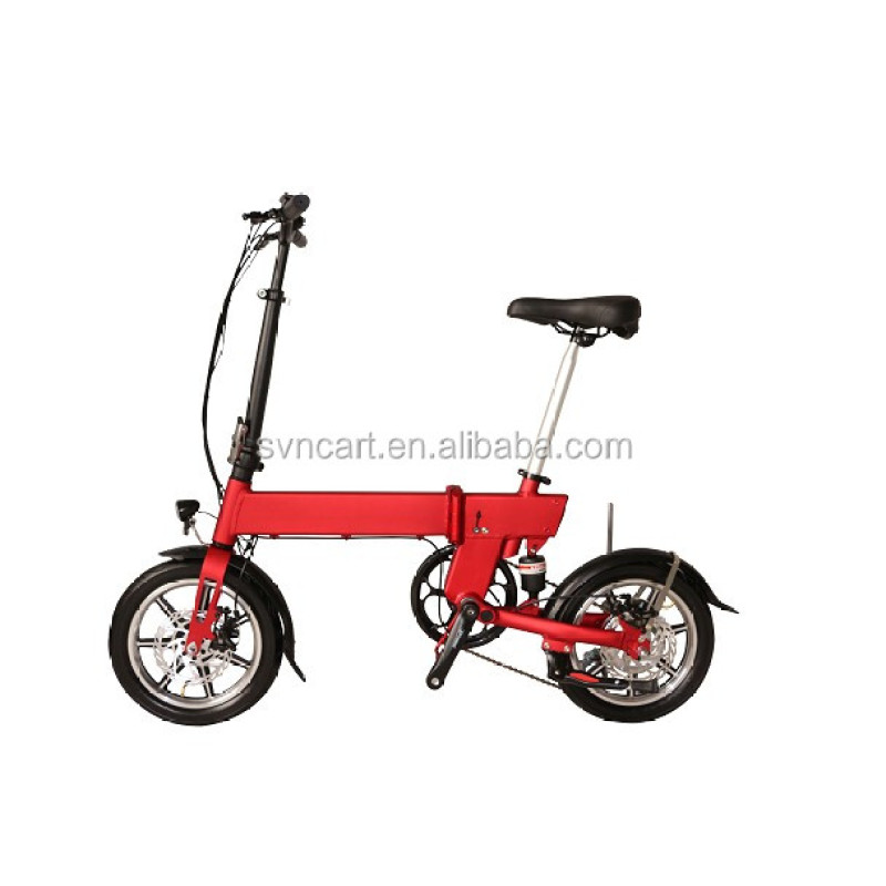 Eco-Friendly Lithium Battery 14inch 2 Wheel Portable Foldable Electric Bicycle