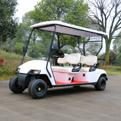Voiturette de golf électrique de patrouille personnalisée 4 places avec sirène