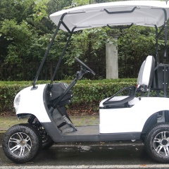 Mini carros de golf eléctricos para 4 pasajeros con batería de litio de alta calidad con tracción en las 2 ruedas