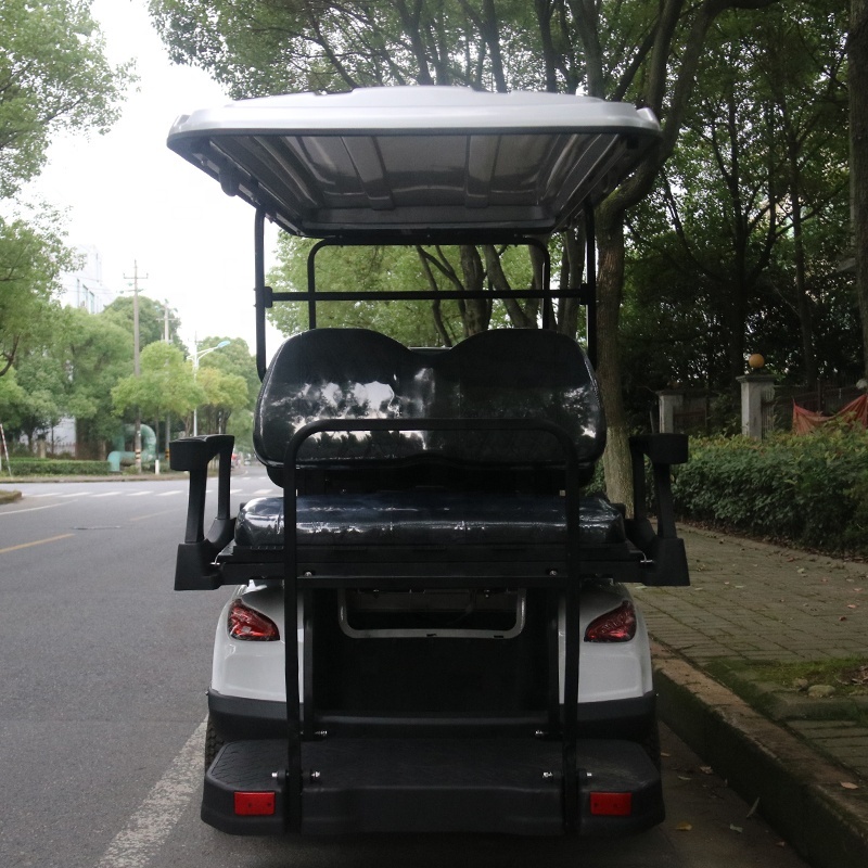 Custom Restaurant Hotel 4 Passenger Off-Road Electric Golf Cart For Sale